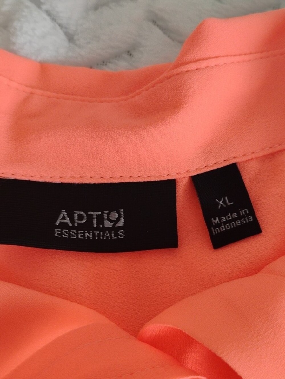 Gorgeous Apt. 9 Neon Coral Button-Down Shirt - Picture 6 of 6